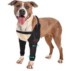 Dog Elbow Protector Brace & Leg Sleeves for Hygroma, Calluses, Arthritis Relief,